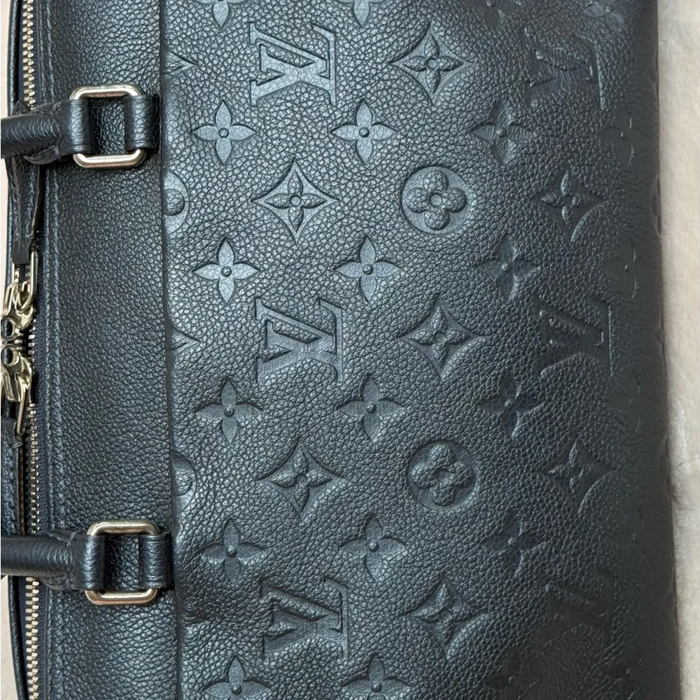 Louis Vuitton Monogram Empreinte Speedy Bandouliere 25 M43740 Dark blue - Picture 8 of 16